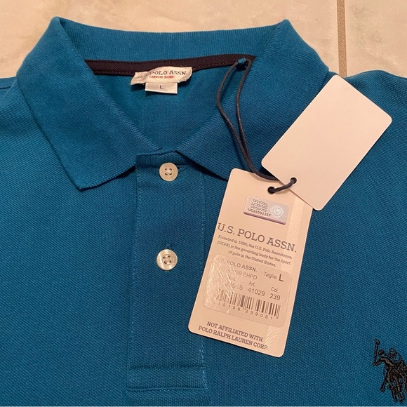 - NWT U.S. Polo Assn Polo Shirt size L - Picture 5 of 8